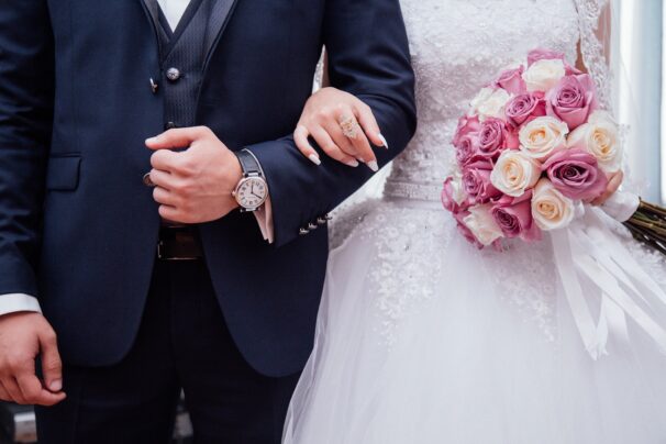 Aufnahme eines Liedes für eine Hochzeit